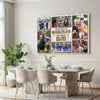 Personalized My Favorite Baseball Players Calls Me Dad Canvas Wall Art Custom Photo Collage Father’s Day Gift Fun