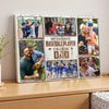Personalized My Favorite Baseball Players Calls Me Dad Canvas Wall Art Custom Photo Collage Father’s Day Gift Fun