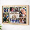 Personalized My Favorite Baseball Players Calls Me Dad Canvas Wall Art Custom Photo Collage Father’s Day Gift Fun