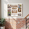 Personalized My Favorite Fishing Buddy Calls Me Dad Canvas Custom Photo Wall Art Gift for Father’s Day