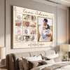 Personalized My First Year 2026 Canvas Custom Photo Birthday Keepsake for Baby