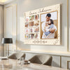 Personalized My First Year 2026 Canvas Custom Photo Birthday Keepsake for Baby