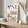 Personalized One First Birthday Canvas Custom Photo Wall Art Gift For Baby