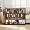 Personalized Only an Uncle Can Give Hugs Canvas Custom Photo Wall Art Gift For On Birthday Or Father’s Day