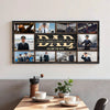 Personalized Pilot Dad Canvas Custom Photo Wall Art Father’s Day Gift for Aviation Father