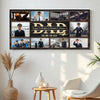 Personalized Pilot Dad Canvas Custom Photo Wall Art Father’s Day Gift for Aviation Father