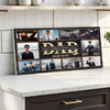 Personalized Pilot Dad Canvas Custom Photo Wall Art Father’s Day Gift for Aviation Father