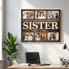 Personalized Sister Canvas Custom Photo Gift for Big from Brother Birthday or Christmas Present
