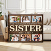 Personalized Sister Canvas Custom Photo Gift for Big from Brother or Birthday Christmas Present