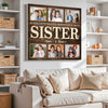 Personalized Sister Canvas Custom Photo Gift for Big from Brother or Birthday Christmas Present
