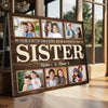 Personalized Sister Canvas Custom Photo Gift for Big from Brother Birthday or Christmas Present