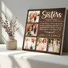 Personalized Sisters Definition Canvas Custom Photo Gift for Sister or Bestie Birthday Christmas Present
