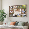 Personalized Soccer Family Canvas Prints - Custom Photo Collage - A Little Bit Of Crazy