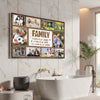 Personalized Soccer Family Canvas Prints - Custom Photo Collage - A Little Bit Of Crazy