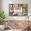 Personalized Soccer Family Canvas Prints - Custom Photo Collage - A Little Bit Of Crazy