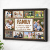 Personalized Soccer Family Canvas Prints - Custom Photo Collage - A Little Bit Of Crazy - Black Frame / 12x9
