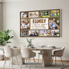 Personalized Soccer Family Canvas Prints - Custom Photo Collage - A Little Bit Of Crazy