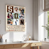 Personalized Son Canvas Always Remember You Are Braver Than Believe Custom Photo Wall Art Gift from Parents