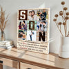 Personalized Son Canvas Always Remember You Are Braver Than Believe Custom Photo Wall Art Gift from Parents