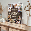 Personalized Son We Love You Canvas Custom Photo Wall Art Gift For On Birthday Or Special Moments