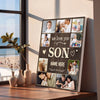 Personalized Son We Love You Canvas Custom Photo Wall Art Gift For On Birthday Or Special Moments