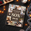 Personalized Son We Love You Canvas Custom Photo Wall Art Gift For On Birthday Or Special Moments