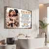 Personalized The Day I Met You Canvas Wall Art Custom Photo Anniversary For Husband And Wife Romantic Gift Couple