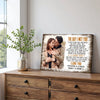 Personalized The Day I Met You Canvas Wall Art Custom Photo Anniversary For Husband And Wife Romantic Gift Couple