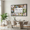 Personalized This Is Us A Little Bit Of Crazy Loud Canvas Wall Art Custom Photo Collage Family Decor Gift