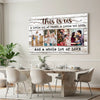 Personalized This Is Us Canvas - Custom Family Photo Wall Art