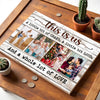 Personalized This Is Us Canvas - Custom Family Photo Wall Art