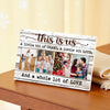 Personalized This Is Us Canvas - Custom Family Photo Wall Art