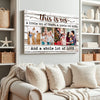 Personalized This Is Us Canvas - Custom Family Photo Wall Art