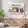 Personalized This Is Us Canvas - Custom Family Photo Wall Art