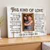 Personalized This Kind Of Love Canvas Wall Art Custom Photo Couple Anniversary Gift For Husband And Wife