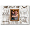 Personalized This Kind Of Love Canvas Wall Art Custom Photo Couple Anniversary Gift For Husband And Wife