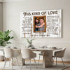 Personalized This Kind Of Love Canvas Wall Art Custom Photo Couple Anniversary Gift For Husband And Wife