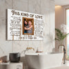 Personalized This Kind Of Love Canvas Wall Art Custom Photo Couple Anniversary Gift For Husband And Wife
