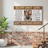 Personalized To My Only Love Canvas - Custom Couple Wall Art Anniversary Gift