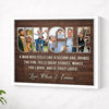 Personalized Uncle Canvas Custom Photo Wall Art Father’s Day Gift For Who Loves Like A Second Father - White Frame