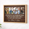 Personalized Uncle Canvas Custom Photo Wall Art Father’s Day Gift For Who Loves Like A Second Father - Natural Frame