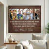 Personalized Uncle Canvas Custom Photo Wall Art Father’s Day Gift For Who Loves Like A Second Father