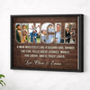 Personalized Uncle Canvas Custom Photo Wall Art Father’s Day Gift For Who Loves Like A Second Father - Black Frame