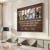 Personalized Uncle Canvas Custom Photo Wall Art Father’s Day Gift For Who Loves Like A Second Father