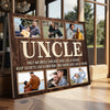 Personalized Uncle Canvas Prints - Gift for - Custom Photo Collage Keepsake