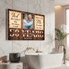 Personalized God Blessed The Broken Road Canvas Wall Art Custom Photo 50 Years Anniversary Wedding Gift For Couple