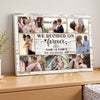 Personalized We Decided on Forever Canvas - Custom Wedding or Engagement Wall Art Couple Gift