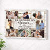 Personalized We Decided on Forever Canvas - Custom Wedding or Engagement Wall Art Couple Gift - No Frame / 12x9