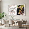 Personalized We’re a Team Canvas - Custom Couple Wall Art Meeting You Was Destiny Anniversary Gift