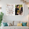 Personalized We’re a Team Canvas - Custom Couple Wall Art Meeting You Was Destiny Anniversary Gift